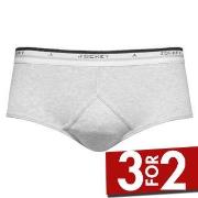 Jockey Cotton Y-front Brief Grå bomull Medium Herre