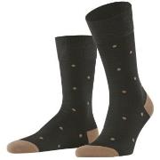 Falke Strømper Dot Socks Brun bomull Str 47/50 Herre