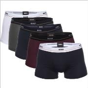 BOSS 5P Cotton Boxer Trunks Multi-colour-2 bomull Medium Herre