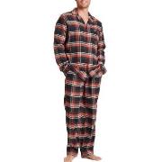 Jockey Cotton Flannel Pyjama Svart bomull Medium Herre