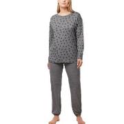 Triumph Endless Comfort PK Long Sleeve Pyjamas Mørkgrå  42 Dame