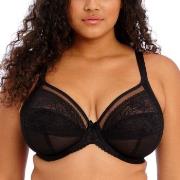 Elomi BH Kendra Underwire Plunge Bra Svart I 80 Dame