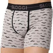 Sloggi 2P Men GO Movember Short Svart/Hvit bomull Large Herre