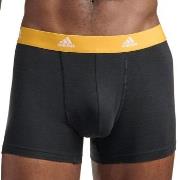 adidas 3P Active Flex Cotton Trunk Svart/Oransje bomull XX-Large Herre