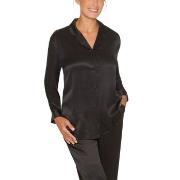 Lady Avenue Pure Silk Basic Pyjamas Svart silke Medium Dame