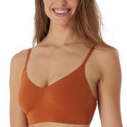 Schiesser BH Invisible Soft Bustier Padded Bralette Rustorange 38 Dame