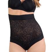 NATURANA Truser High Shaping Lace Briefs Svart Small Dame