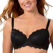 Trofe Julia Lace Padded Bra BH Svart polyamid B 75 Dame