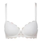 Trofe Julia Lace Padded Bra BH Hvit polyamid D 80 Dame