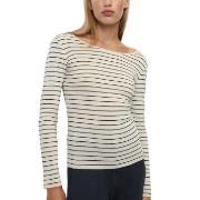 Marc O Polo Long Sleeve Top Benhvit Medium Dame