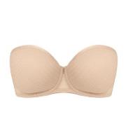 Freya BH Tailored Underwire Moulded Strapless Bra Beige F 60 Dame