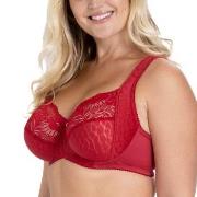 Miss Mary Jacquard And Lace Underwire Bra BH Rød C 80 Dame