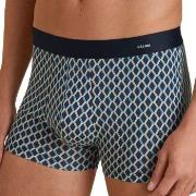 Calida Cotton Code Design New Boxer Marine Rutete bomull Small Herre