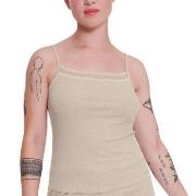 Sloggi GO Ribbed Spaghetti Top Grå bomull X-Small Dame