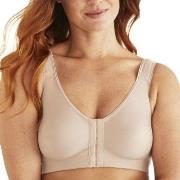 Swegmark BH Front Fastening CoolMax Moulded Soft Bra Beige E 95 Dame