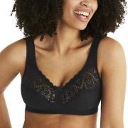 Swegmark BH True Beauty Fairtrade Soft Bra Svart bomull B 75 Dame