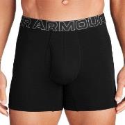Under Armour 3P Perfect Cotton 6in Boxer Svart XX-Large Herre