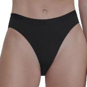 Sloggi Truser 3P GO Casual High Leg Brief Svart bomull Medium Dame