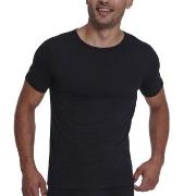 Sloggi 2P Men ABC O Neck T Shirt Svart bomull XX-Large Herre