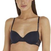 Tommy Hilfiger BH Lace Trim Balconette Bra Marine A 80 Dame