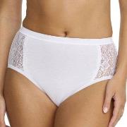 Damella Truser Brief 17860 Midi Hvit bomull Large Dame