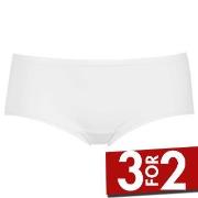 Damella Truser Classic Microfiber Hipster Hvit Medium Dame