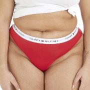 Tommy Hilfiger Truser Curve LOGO Waistband Thong Rød XX-Large Dame