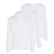 Tommy Hilfiger 3P Premium Essentials Long Sleeve Hvit bomull XX-Large ...