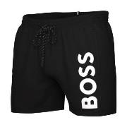 BOSS Badebukser Swimshorts Octopus Svart polyamid Large Herre