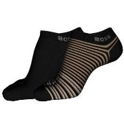 BOSS Strømper 2P Bamboo Ankle Socks Svart Str 43/46 Herre