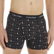 Calvin Klein 6P Cotton Stretch Trunks Svart Mønster bomull Medium Herr...