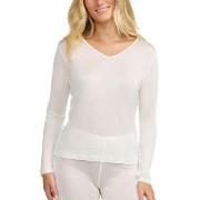 Damella Silk Long Sleeve Elfenben silke X-Small Dame