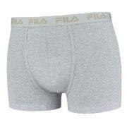 FILA 2P Cotton Boxers Grå bomull X-Large Herre