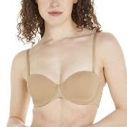 Calvin Klein BH Strapless Lined Bra Beige A 70 Dame