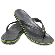 Crocs Crocband Flip Unisex Svart/Grønn US M9/W11 (EU 42-43)