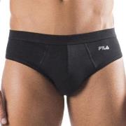 FILA Basic Brief Svart bomull Large Herre