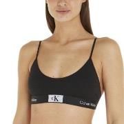 Calvin Klein BH CK96 Unlined Bralette Svart bomull X-Small Dame