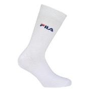 FILA Strømper 3P Lifestyle Plain Socks Hvit Str 39/42