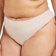 Tommy Hilfiger Truser Essential Invisible Bikini Beige Large Dame