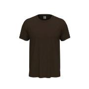 Stedman Classic Men T-shirt Mørkbrun  bomull Small Herre