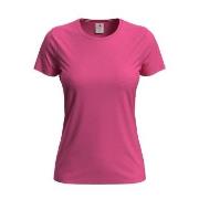 Stedman Classic Women T-shirt Mørkrosa bomull X-Small Dame