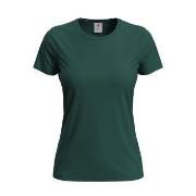 Stedman 4P Classic Women T-shirt Mørkgrørnn  bomull X-Large Dame