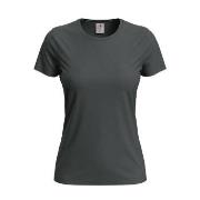 Stedman 4P Classic Women T-shirt Stålgrå bomull Small Dame