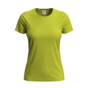 Stedman 4P Classic Women T-shirt Limegrønn bomull Medium Dame