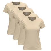Stedman Classic Women T-shirt Beige bomull Medium Dame