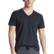 Calida Remix Basic V-Neck T-shirt Mørkblå bomull X-Large Herre