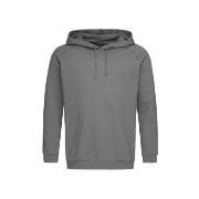 Stedman Hooded Sweatshirt Unisex Grå bomull Small