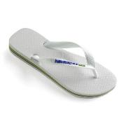 Havaianas Brasil Logo Hvit Str 37/38