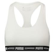 Puma BH Iconic Racer Back Bra Hvit Small Dame