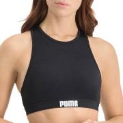 Puma Racerback Swimtop Svart Small Dame